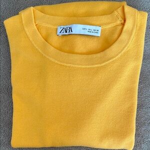 Zara Yellow Tank Sweater